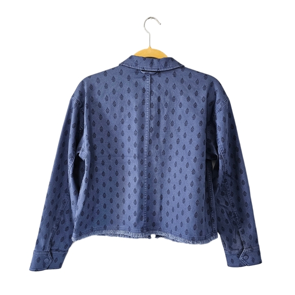 NWOT Issac Mizrahi live Women's Denim Jacket Size M - Picture 2 of 4